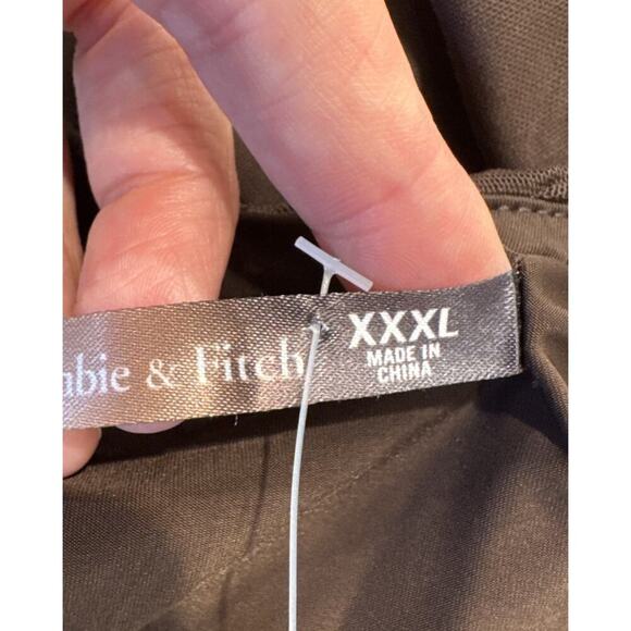 Abercrombie & Fitch Vol. 28 Maxi Dress Womens XXXL Brown Sheer Halter Open Back - Picture 8 of 10